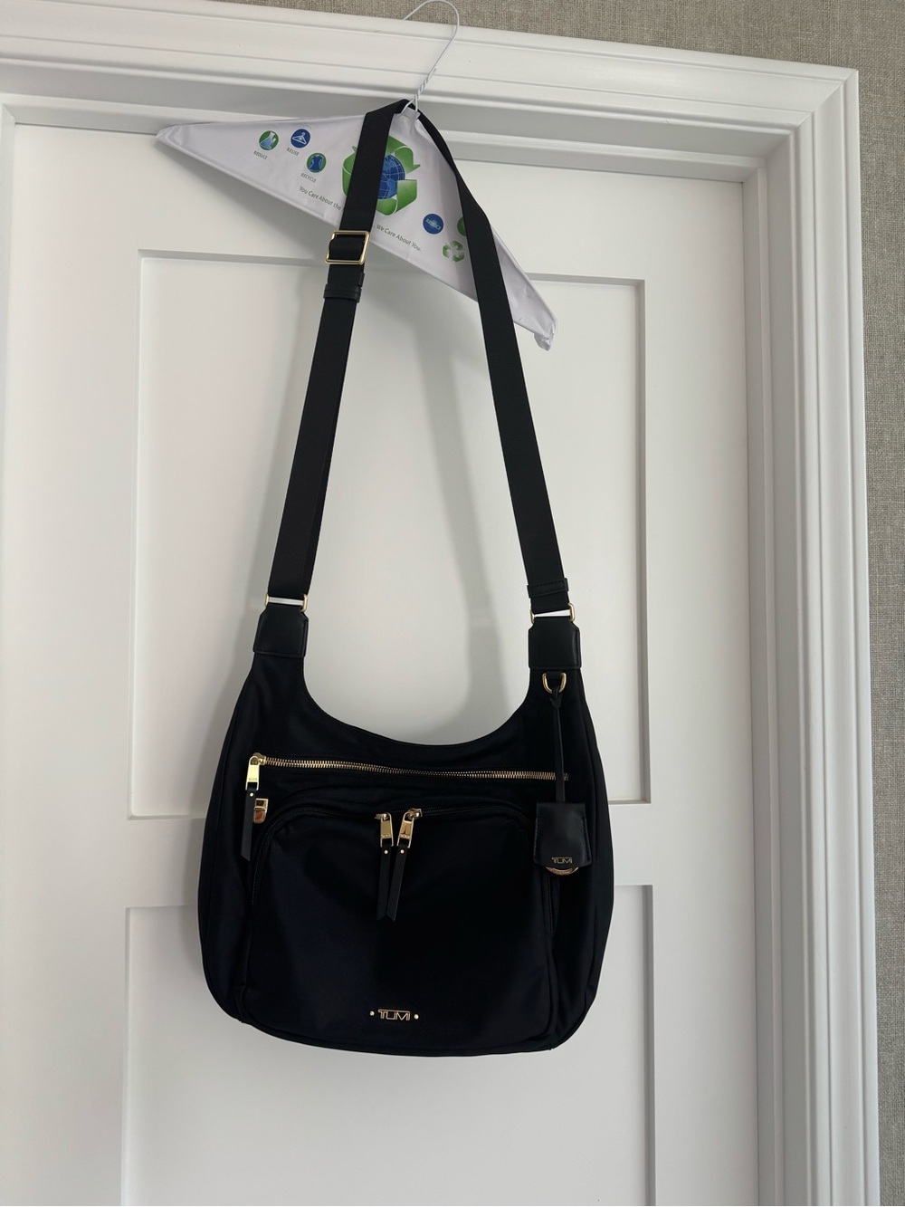 Tumi Black Sutton Crossbody with Gold-Tone Hardware - Picture 2 of 12